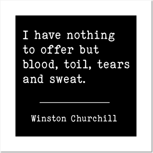 Winston Churchill Quote | WW2 Quote Posters and Art